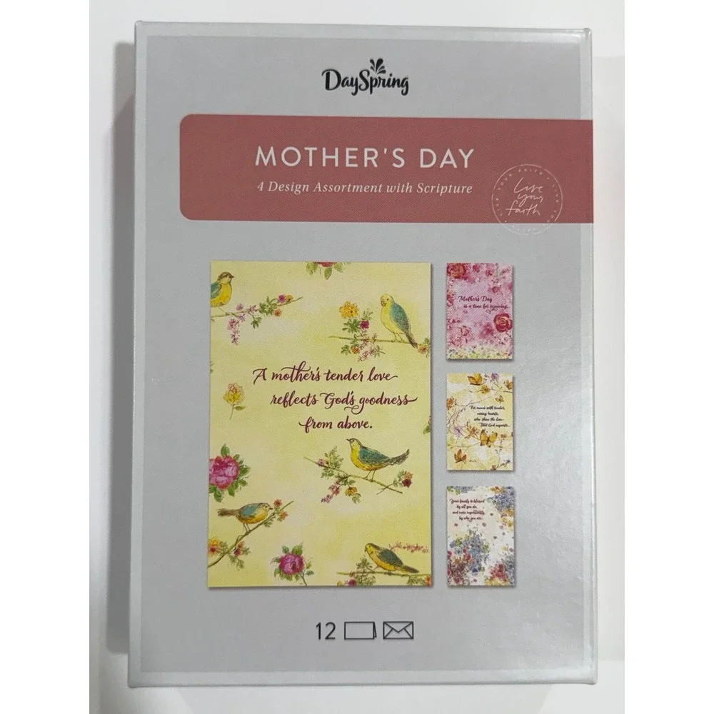 DaySpring Christian Greeting Card‎ Assortment + Scripture Shareable's & Card Box